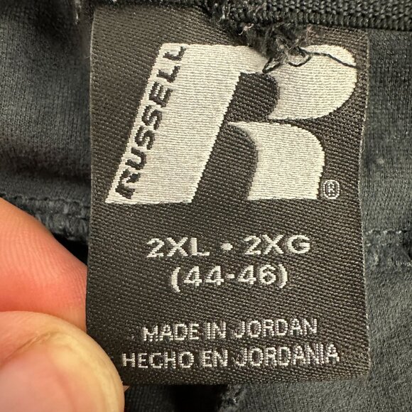 Russell Athletic Mens 2XL Black Track Pants Lightweight Comfortable - Picture 3 of 5